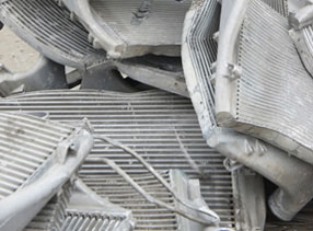 Recycled Scrap Metal Materials Automotive Radiators